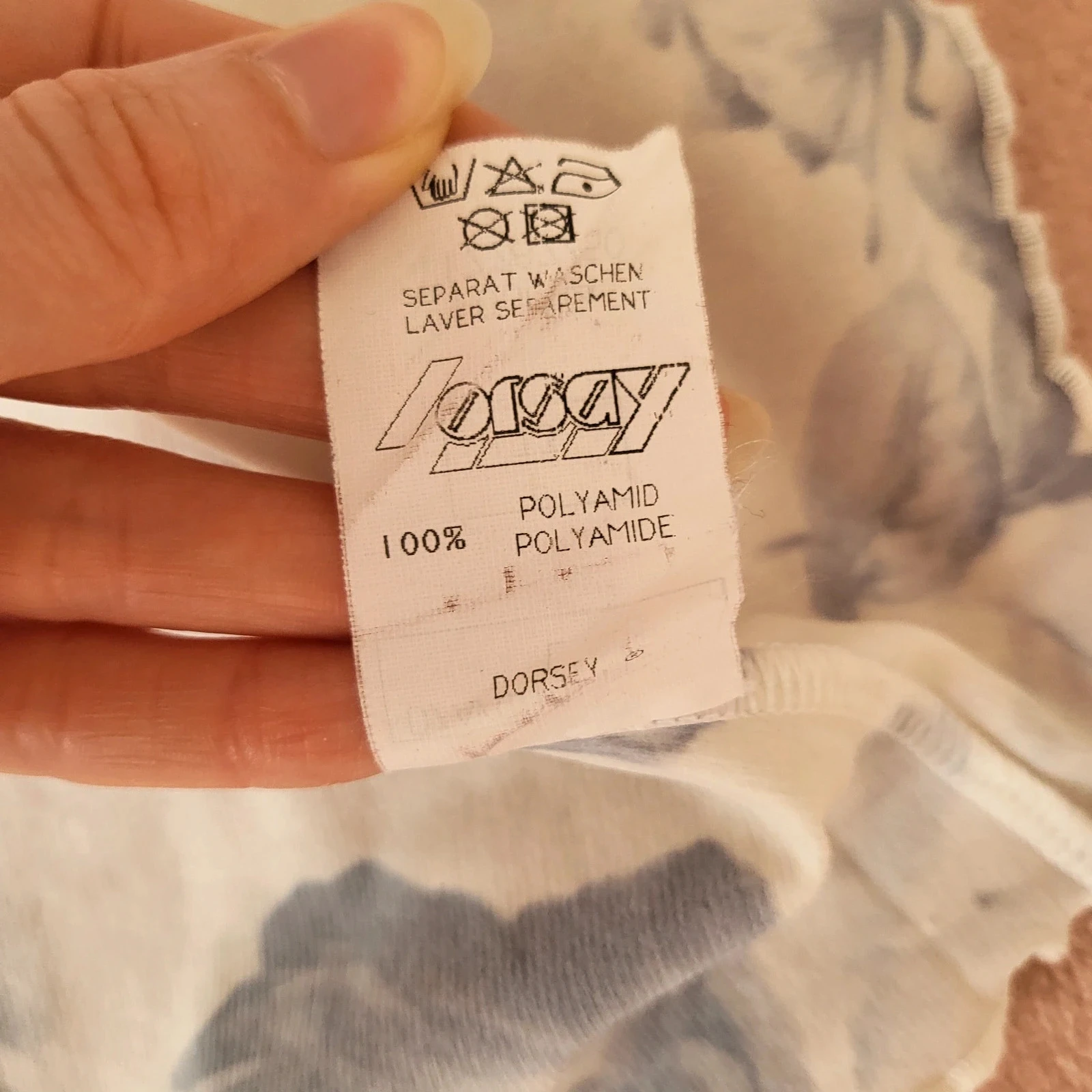 Blusa corta floral vintage – photo 4